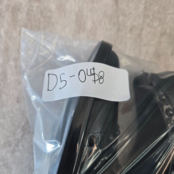 Uterque Oxford Shoe 7 Black Leather Spike Stud Goth Grunge Preppy Lace Up Loafer - Picture 11 of 11